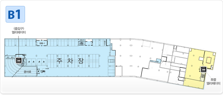 지하 1층구조도